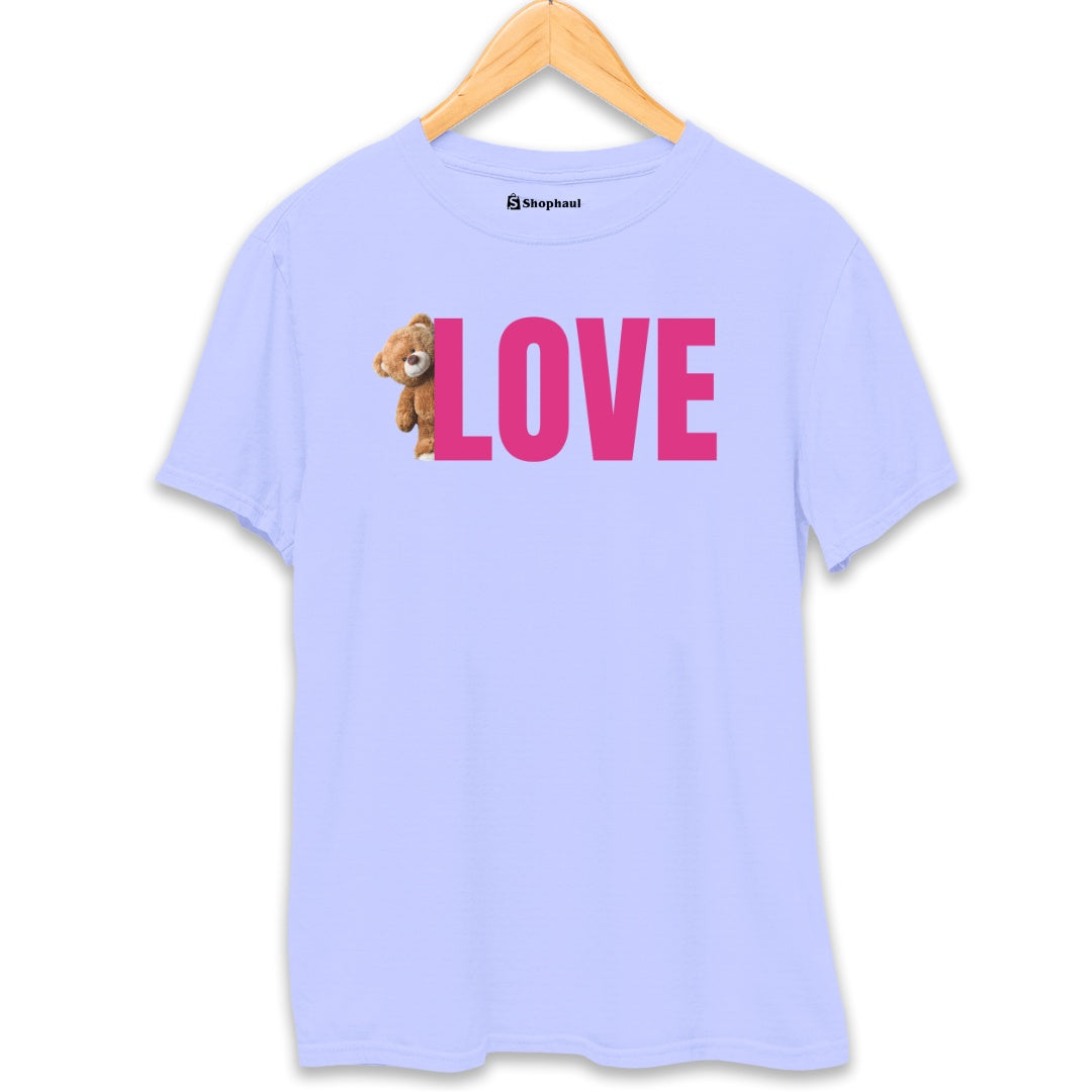 Teddy Love T-Shirt  Lavender-XXL