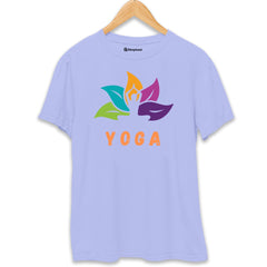 Yoga Fitness T-Shirt  Lavender-XXL