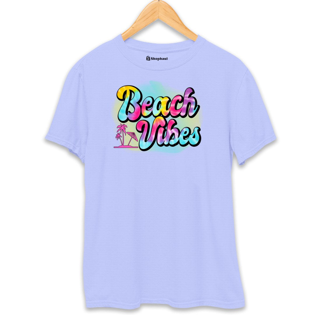 Beach Vibes T-Shirt  Lavender-XXL