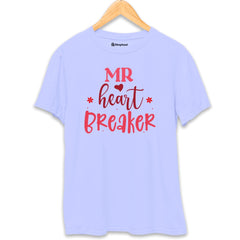 Mr Heart Breaker T-Shirt  Lavender-XXL