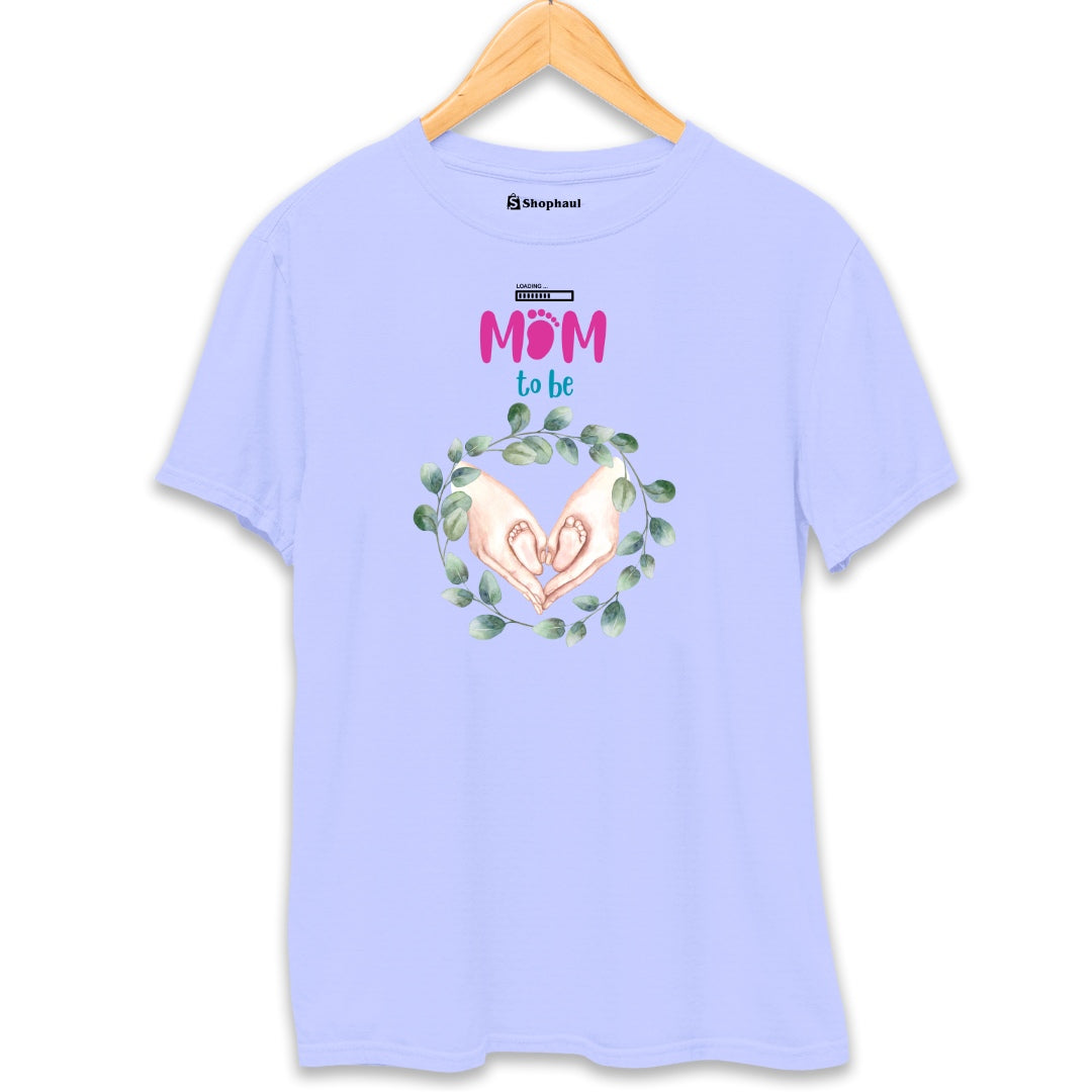 MOM to be T-Shirt  Lavender-XXL