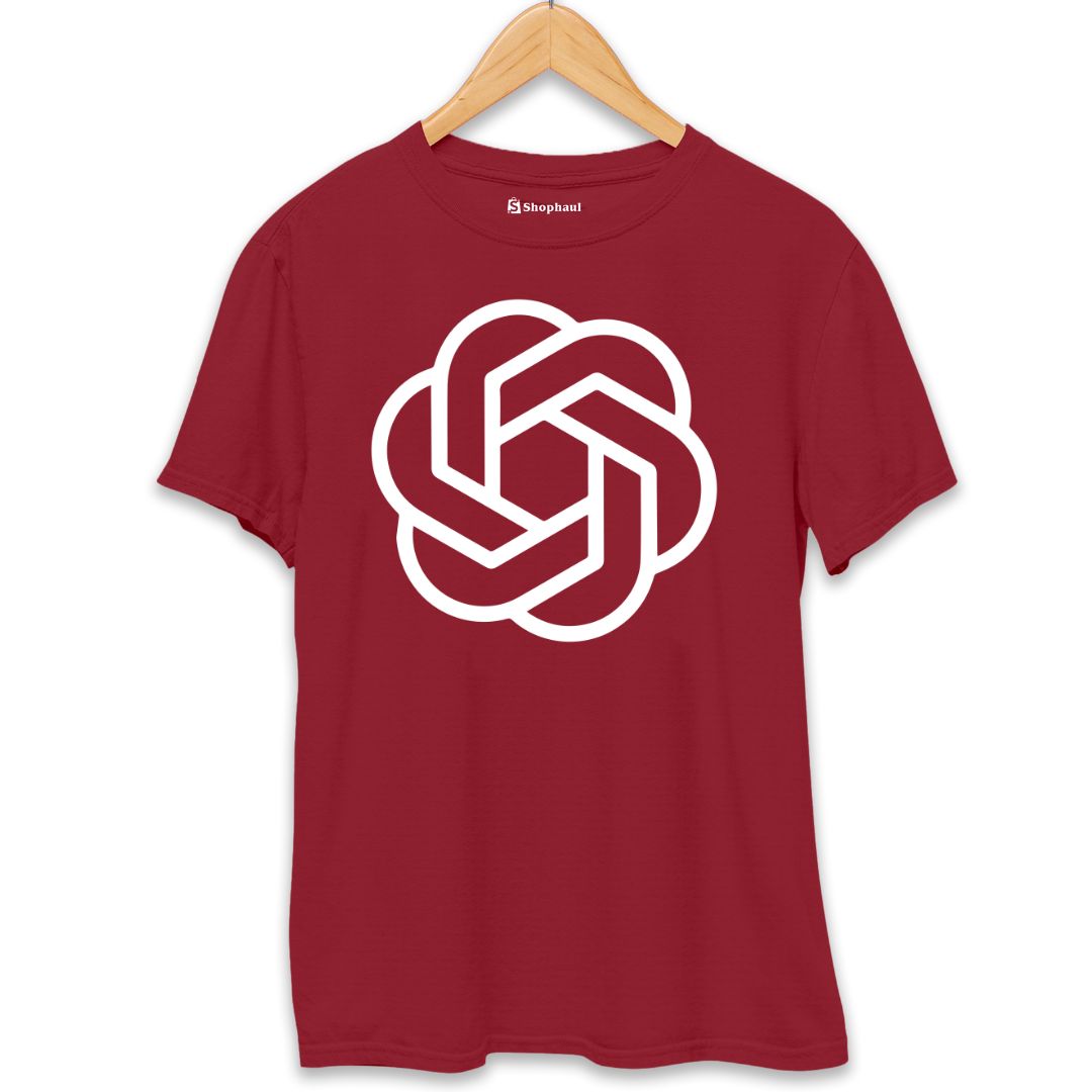 Chatgpt Coding T-Shirt  Maroon-XXL