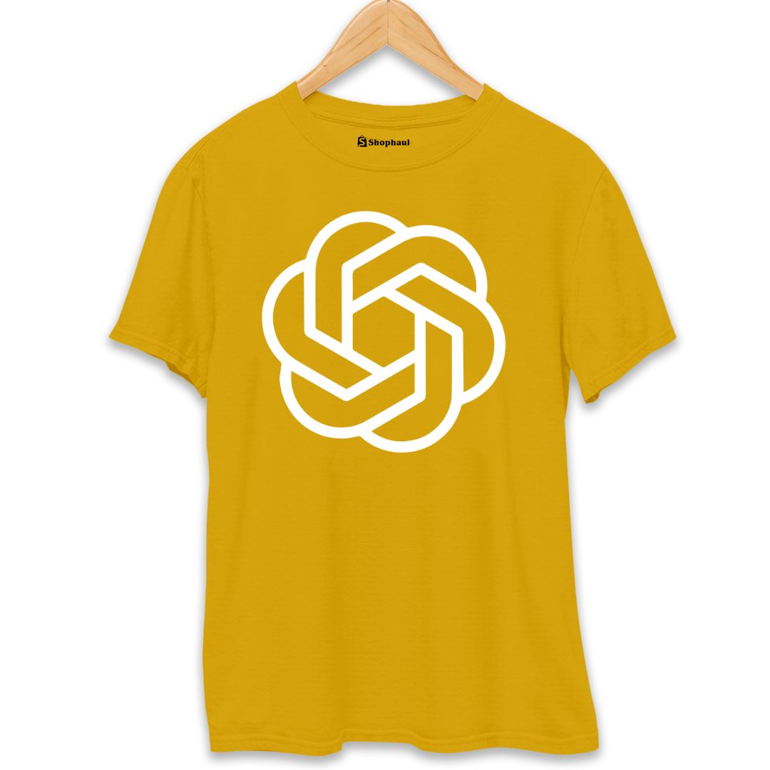 Chatgpt Coding T-Shirt  Mustard-Yellow-XXL