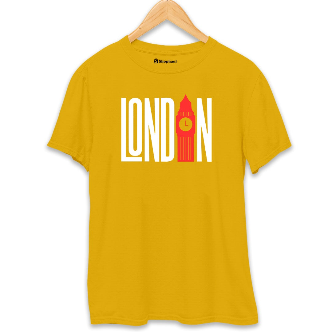 London T-Shirt  Mustard-Yellow-XXL