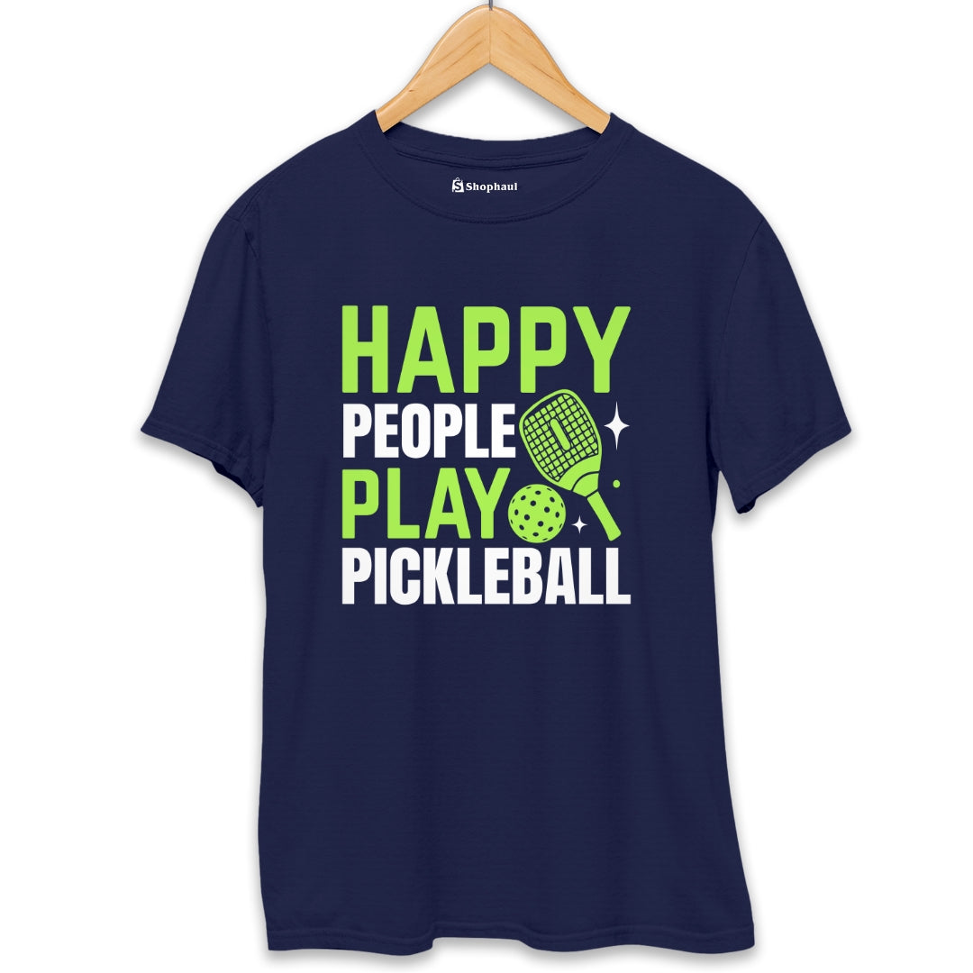 Happy People Play Pickleball T-Shirt