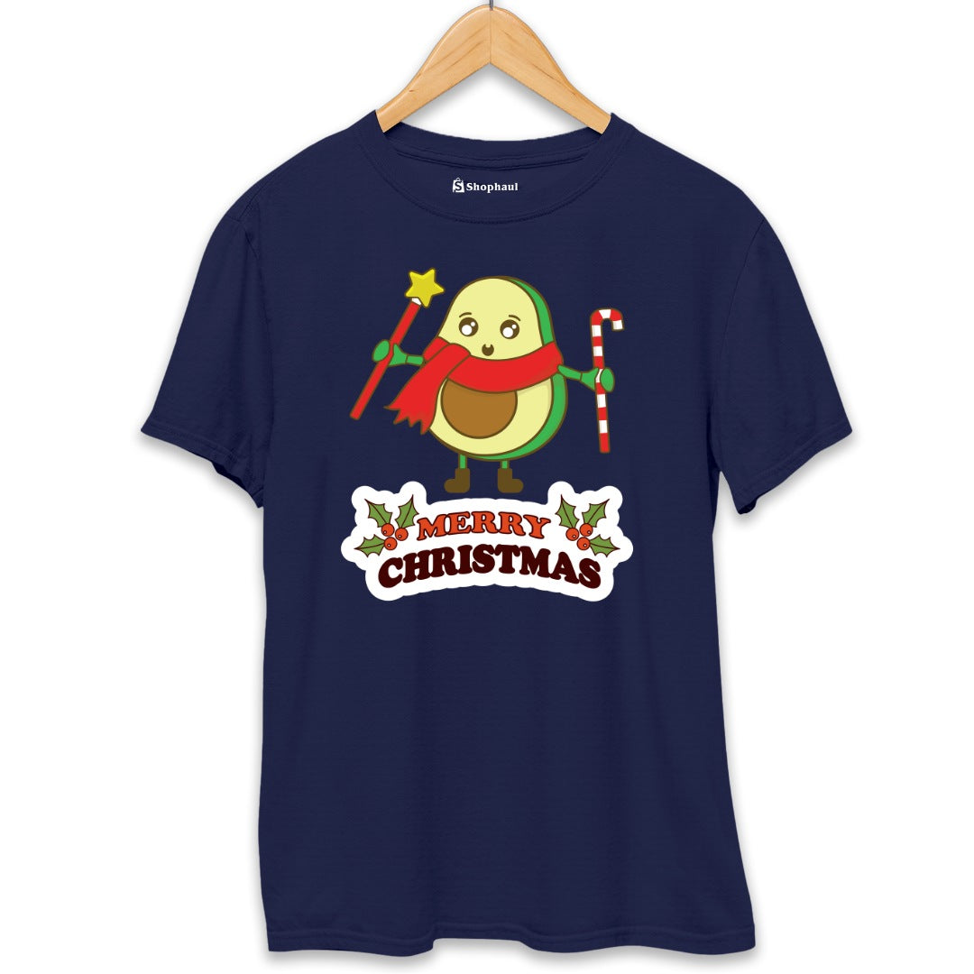 Panda Christmas T-Shirt  Navy-Blue-XXL