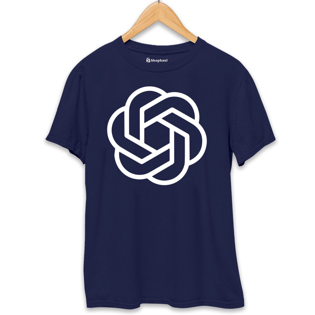 Chatgpt Coding T-Shirt  Navy-Blue-XXL