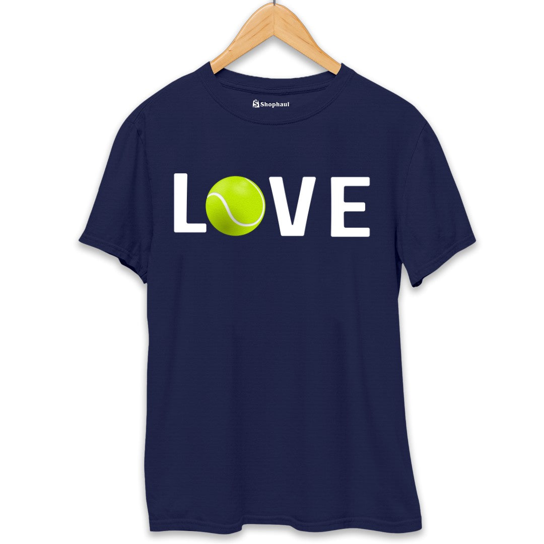 Love Tennis T-Shirt  Navy-Blue-XXL