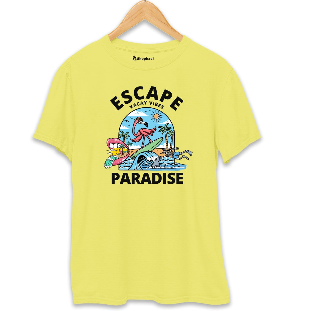 Vacay Vibes T-Shirt  New-Yellow-XXL