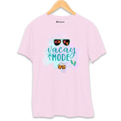 Vacay Mode Beach T-Shirt  Light-Baby-Pink-XXL