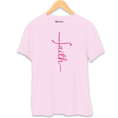 Faith T-Shirt  Light-Baby-Pink-XXL