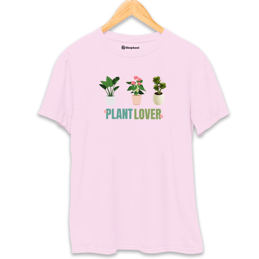 Plant Lover T-Shirt  Light-Baby-Pink-XXL