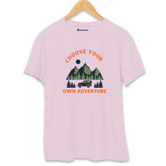 Choose Your Own Adventure  Travel T-Shirt  Light-Baby-Pink-XXL