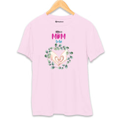 MOM to be T-Shirt  Light-Baby-Pink-XXL