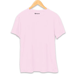 Light Baby Pink Round Neck Plain T-Shirt The Shophaul