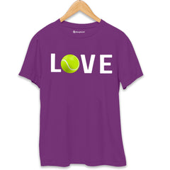 Love Tennis T-Shirt  Purple-XXL