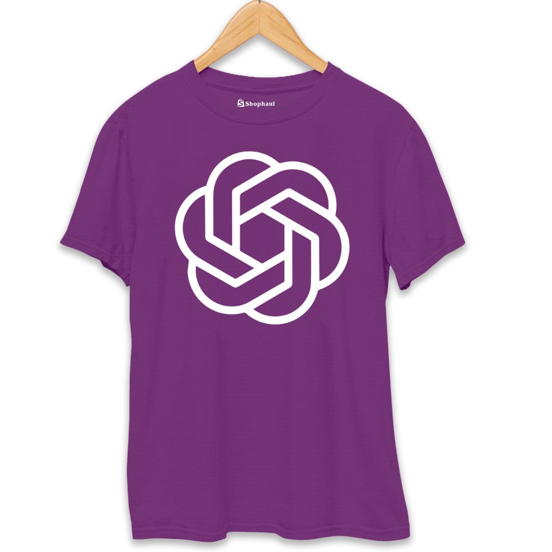 Chatgpt Coding T-Shirt  Purple-XXL