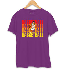 Basketball T-Shirt  Purple-XXL