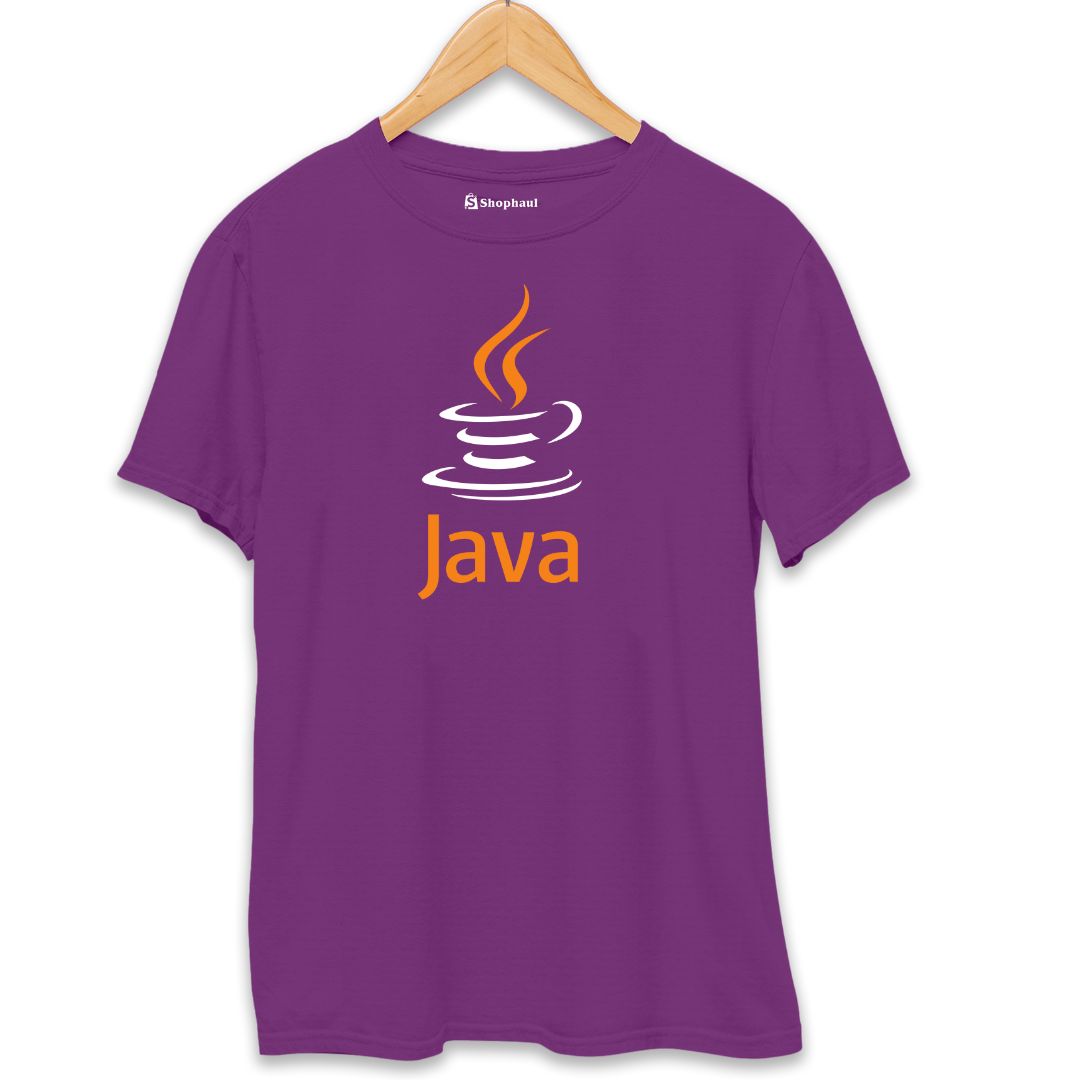 JAVA Coding T-Shirt  Purple-XXL