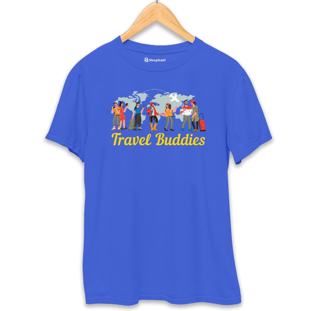 Travel Buddies T-Shirt  Royal-Blue-XXL