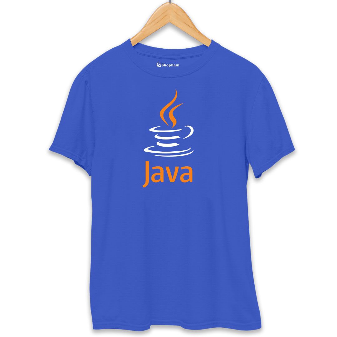 JAVA Coding T-Shirt  Royal-Blue-XXL