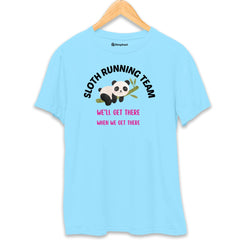 Running Panda T-Shirt  SkyBlue-XXL