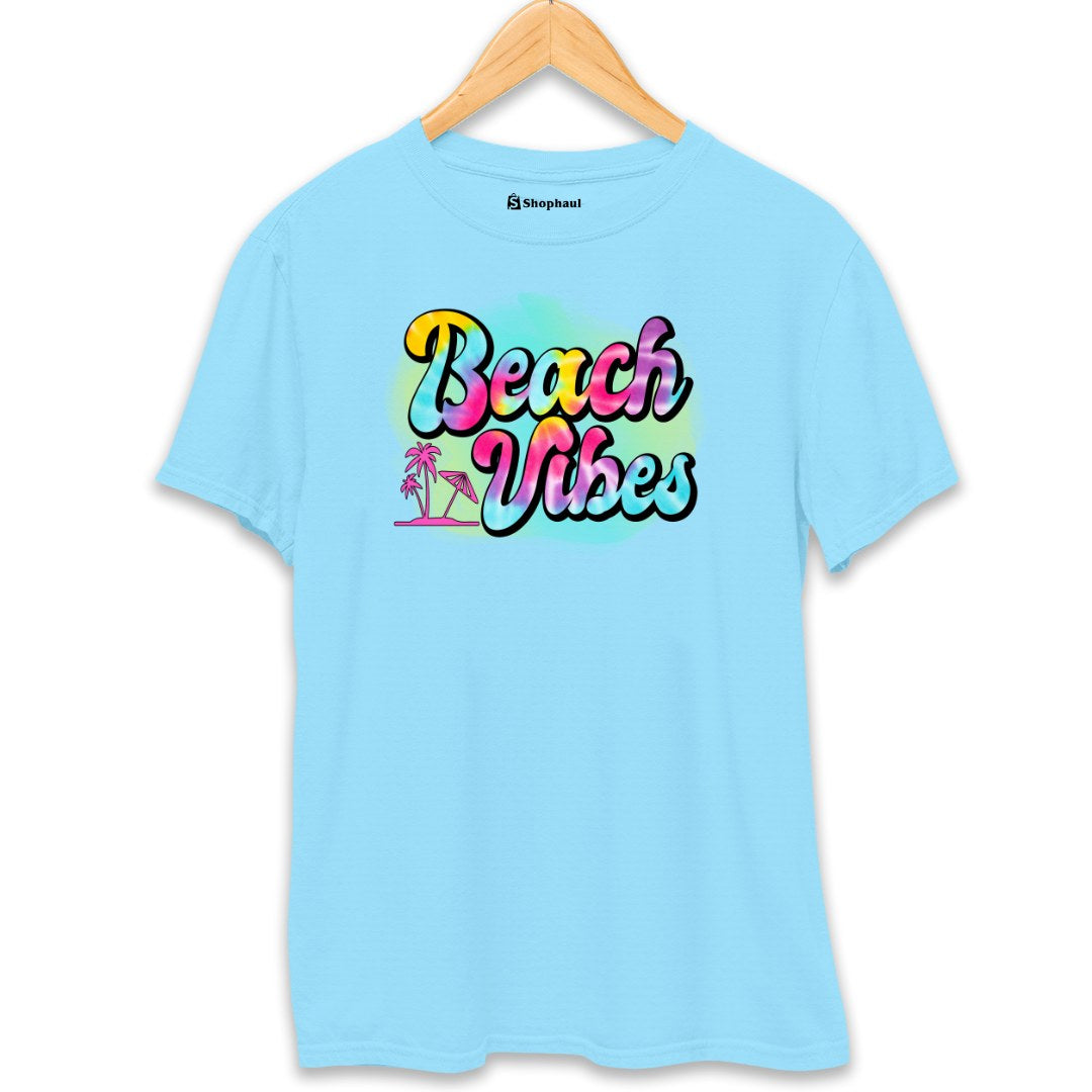 Beach Vibes T-Shirt  SkyBlue-XXL