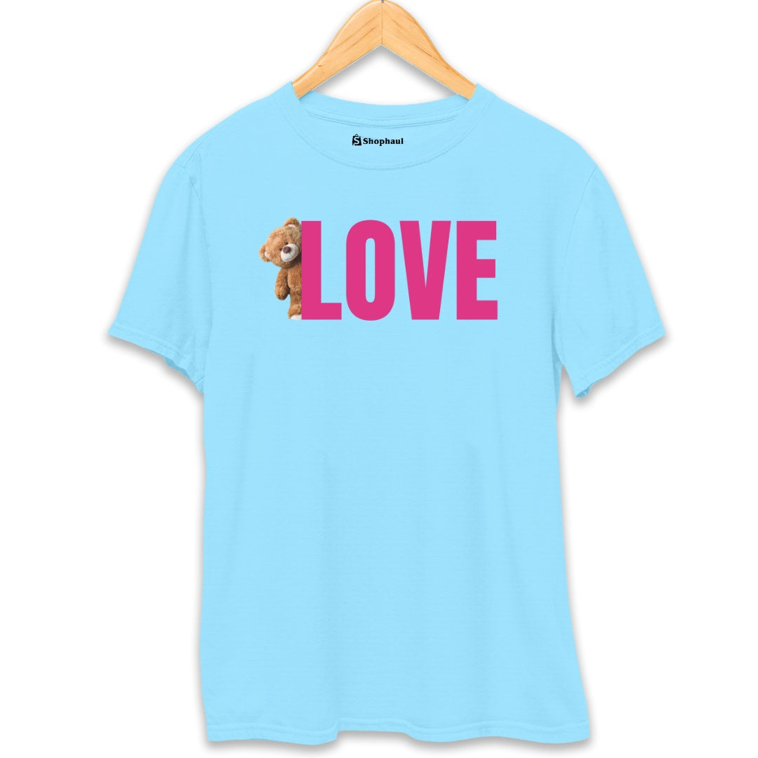 Teddy Love T-Shirt  SkyBlue-XXL