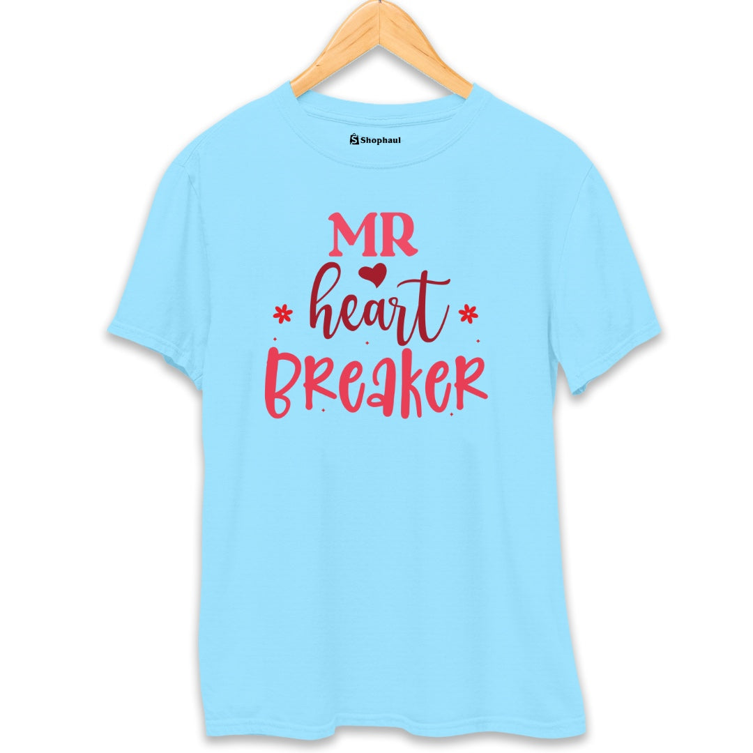 Mr Heart Breaker T-Shirt  SkyBlue-XXL