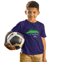 Kids My Happy Place Football T-Shirt 