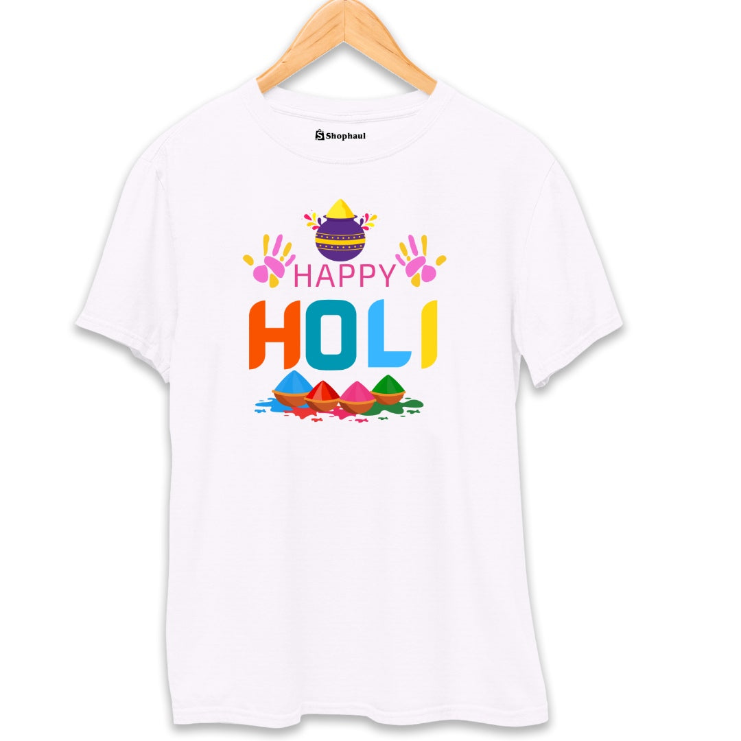 Happy Holi T-Shirt  XXL