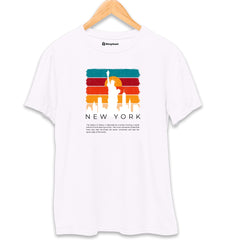 New York Travel T-Shirt  White-XXL