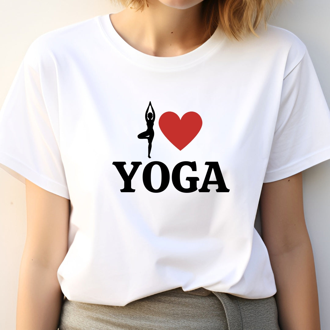 I Love Yoga T-Shirt - The Shophaul Designs