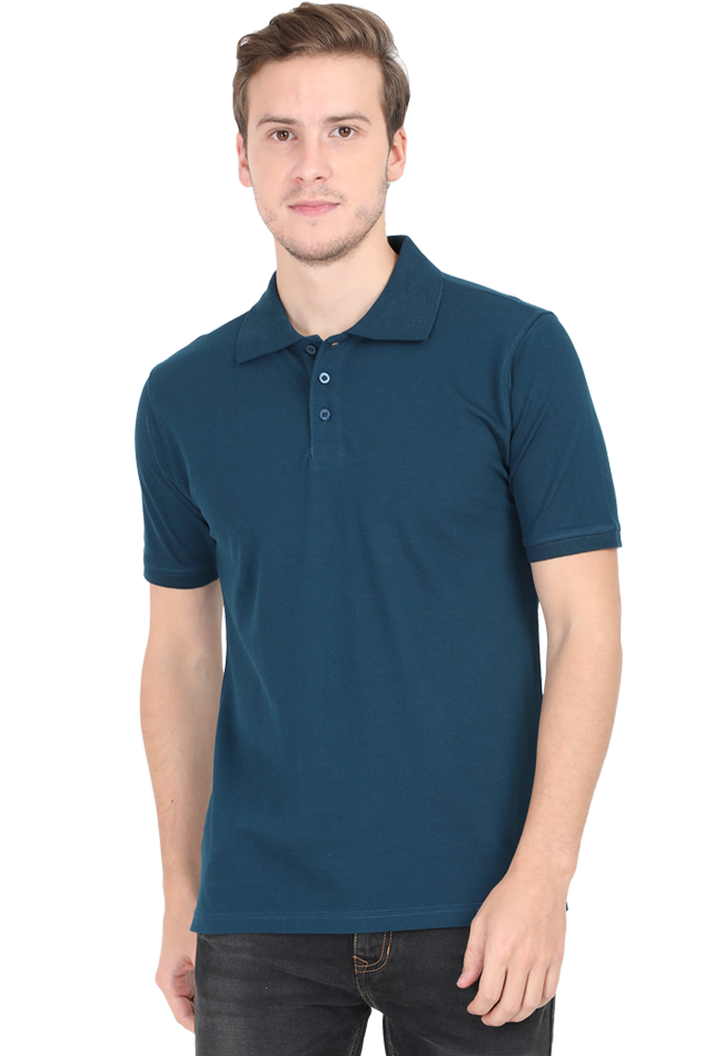 Polo T-Shirt Half Sleeve - Petrol Blue 